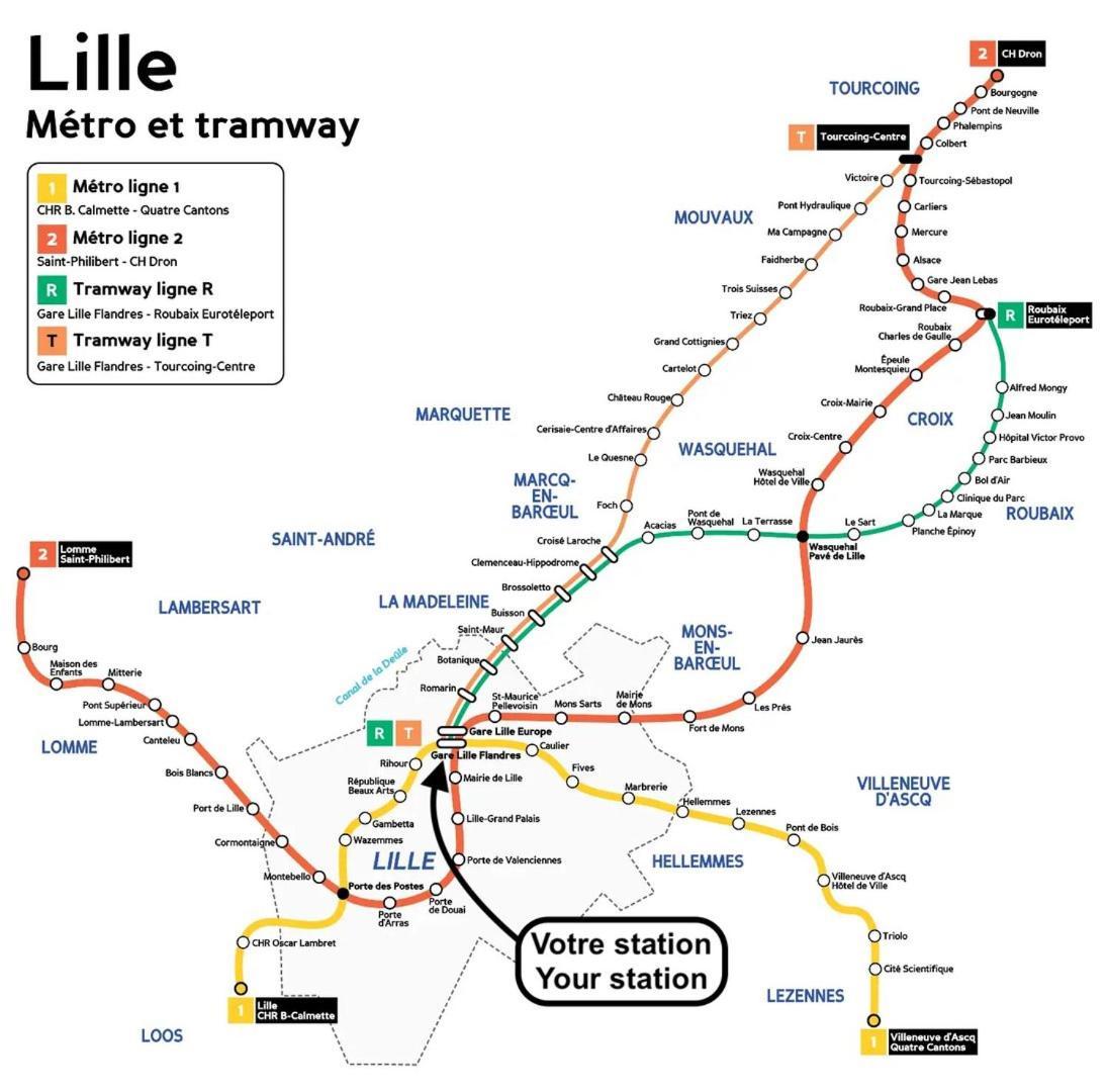 Lille Centre - Nice And Functional Ap. Luaran gambar